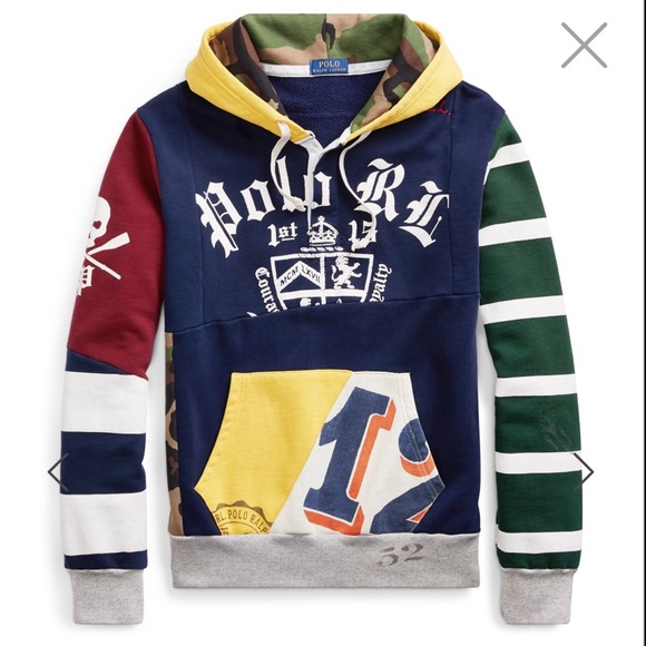 Men’s Patchwork Rugby Hoody